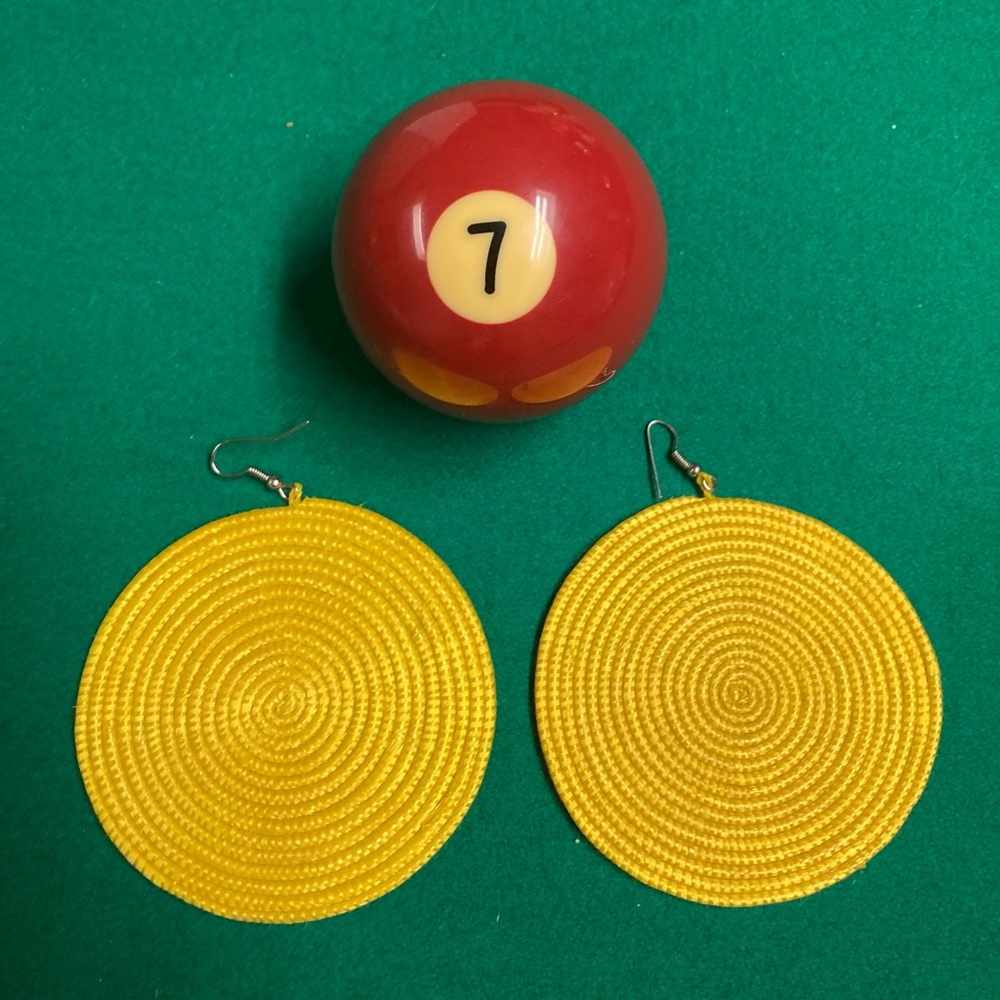 African Basket Earrings